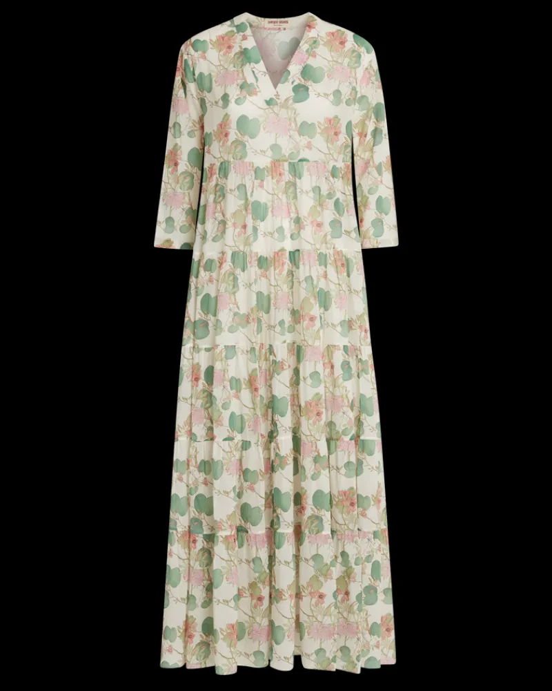 Caftans | Dresses | Emporio Sirenuse Alba Caftan in Dragonfly Print White