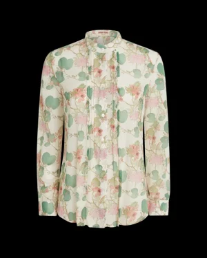 Blouses & Tops | Emporio Sirenuse Chiara Shirt in Dragonfly Print White
