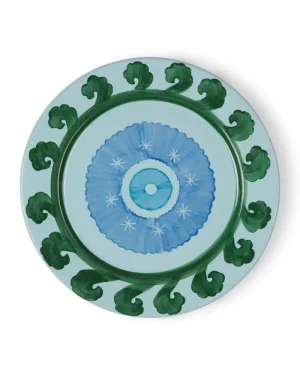 Suzani | Charger Plates | Emporio Sirenuse Circle Charger Plate BlueGreen