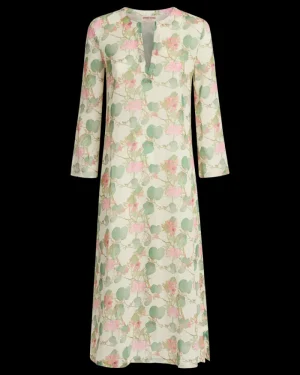 Caftans | Emporio Sirenuse Giada Caftan in Dragonfly Print White