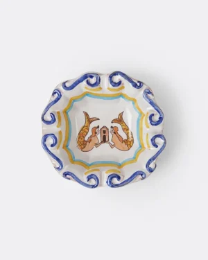 Ashtrays | Emporio Sirenuse Le Sirenuse Ashtray Blue Yellow BlueYellow