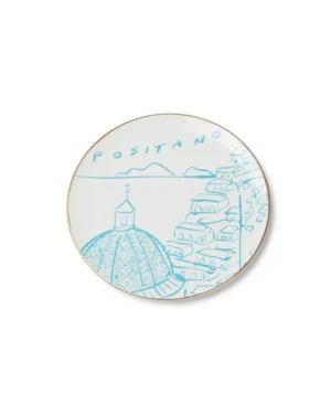 Dessert Plates | Emporio Sirenuse Luke Edward Hall Dessert Plate Turquoise