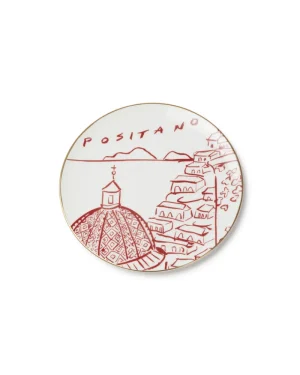 Dessert Plates | Emporio Sirenuse Luke Edward Hall Dessert Plate Red