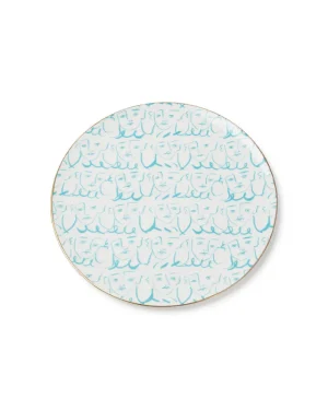 Dinner Plates | Emporio Sirenuse Luke Edward Hall Dinner Plate Turquoise