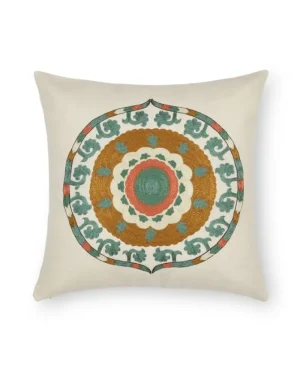 Pillow Cases | Emporio Sirenuse New Circle Cushion Cover Green