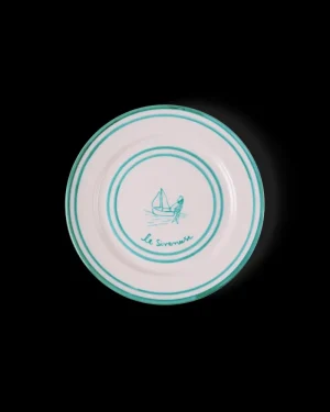 By The Pool - New Home Collection | Dinner Plates | Emporio Sirenuse Siren Dinner Plate Pink